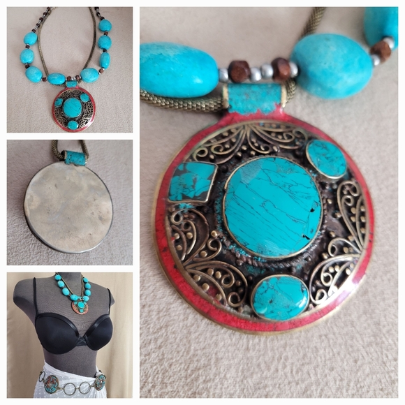 Turquoise NECKLACE Set/  EACH - Picture 11 of 11